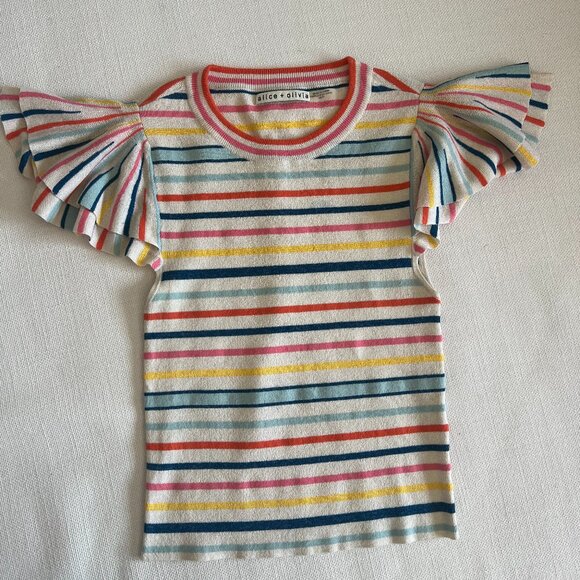 Alice + Olivia striped top - Size XS - Picture 1 of 5
